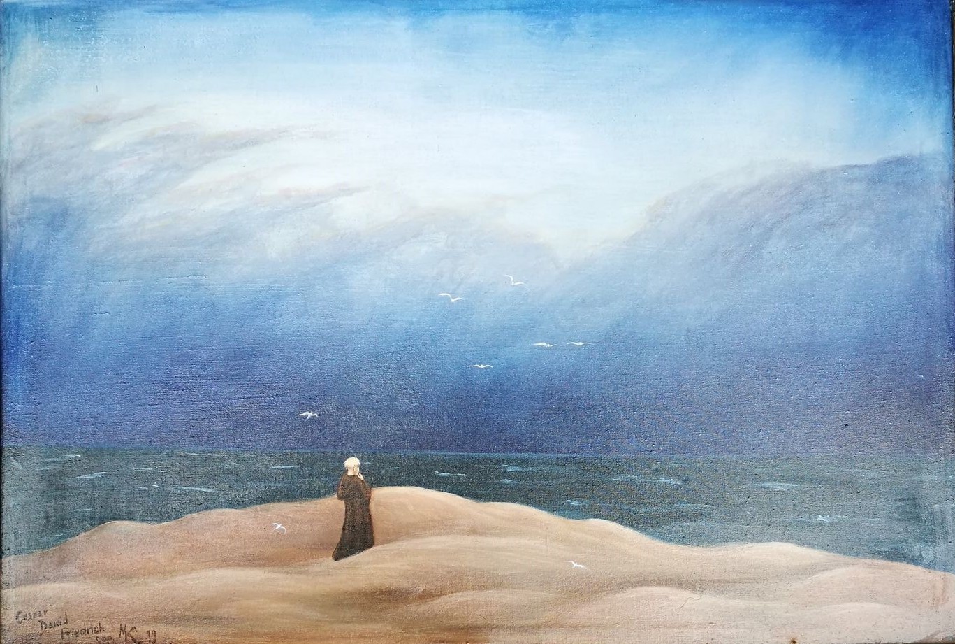 Caspar David Friedrich - Monk By The Sea